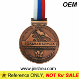 Custom Die Struck Sport Engraved Metal Medals